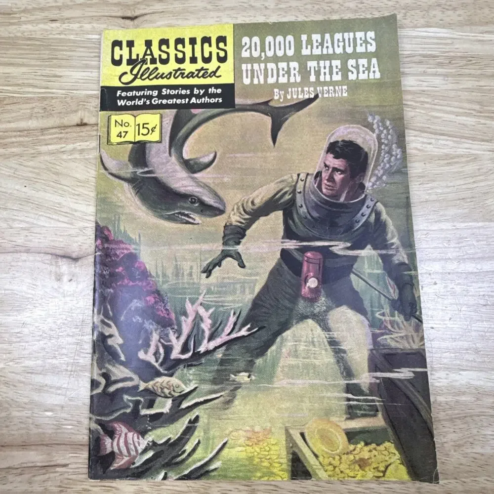 Vintage Lot of 13 Classics Illustrated Comic Books All 15 cents 1940/50/60S RAW